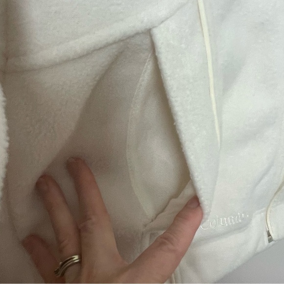 Columbia Hooded Fleece Zip-Up Jacket | Size Small - Picture 3 of 10